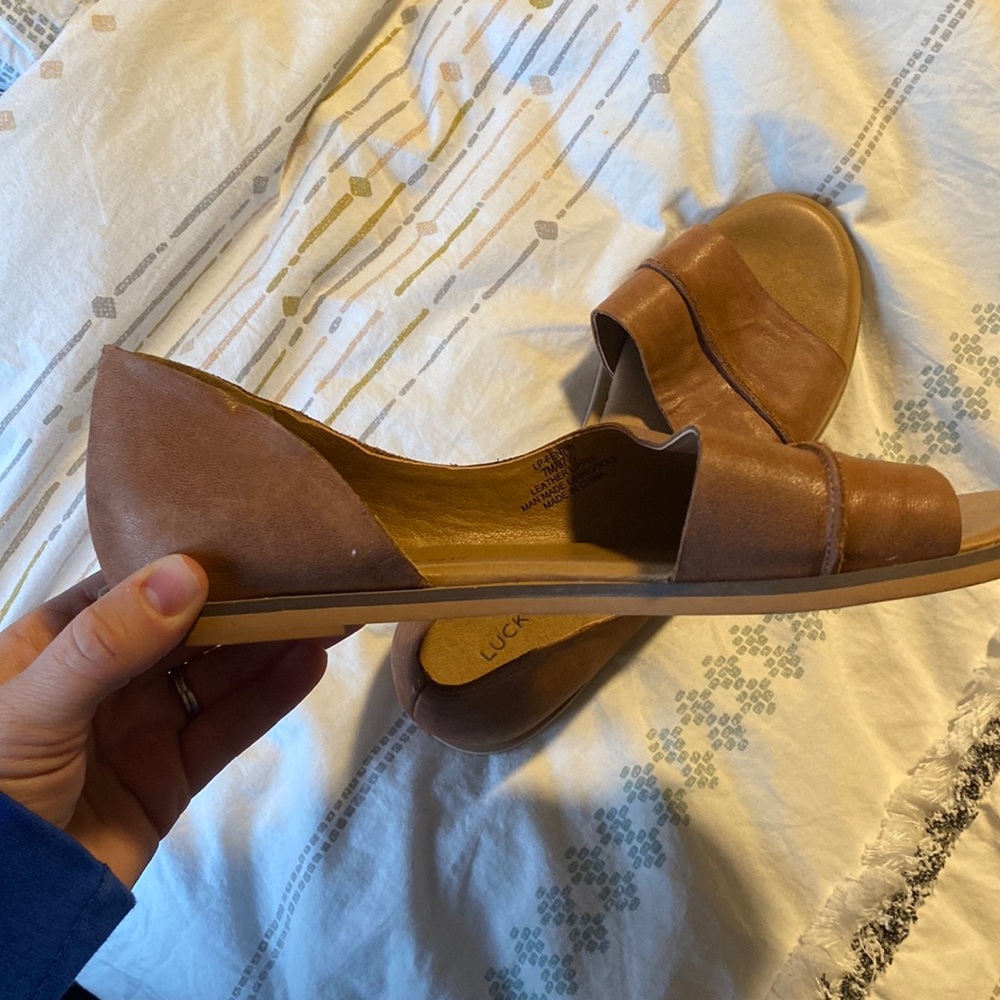 Lucky Brand Leather Flats